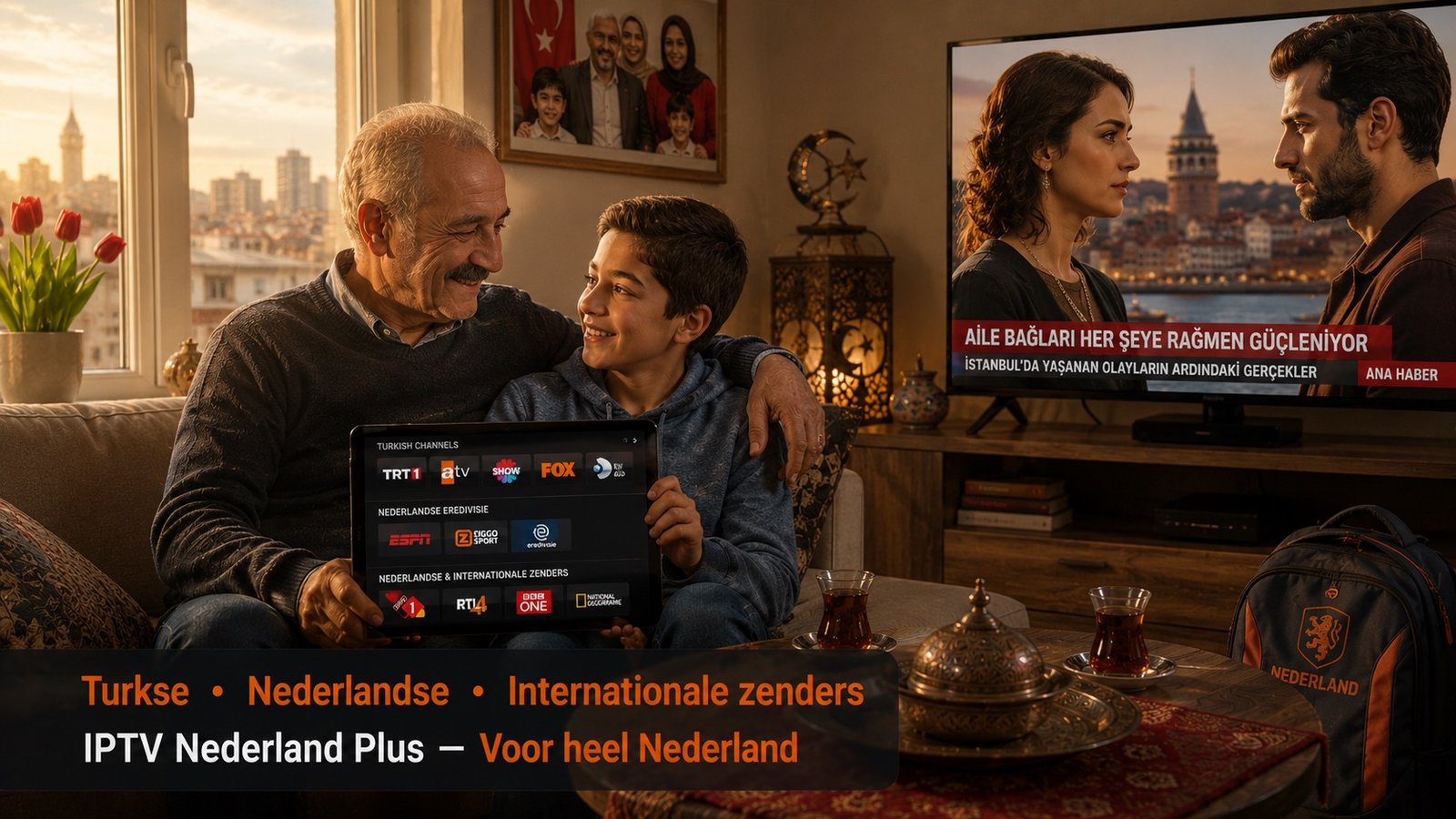 Turkse kanalen kijken in Nederland via IPTV